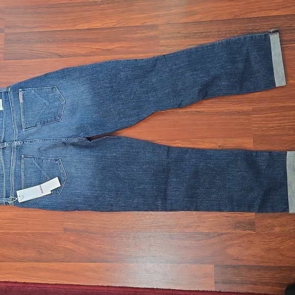 Hudson Jeans Women's Dark Blue Straight Jeans (Blair Style) - Picture 9 of 11